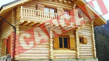 Case din busteni cu 350 de euro metrul patrat