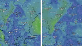 Traseul mega furtunii prin România! La ce oră va fi atins vârful ciclonului