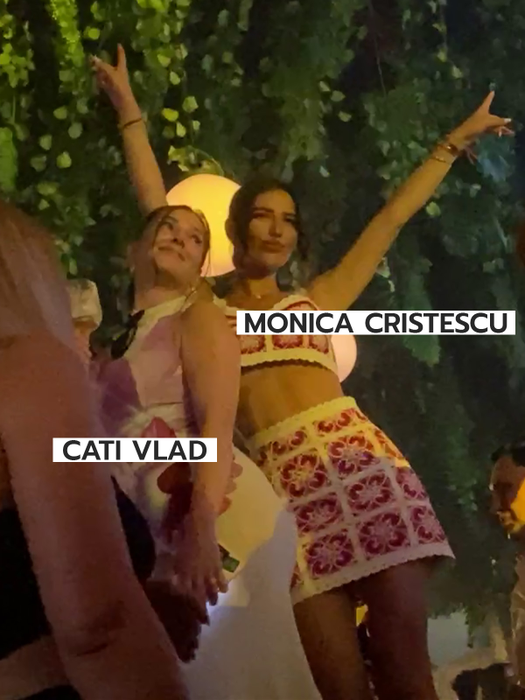 Cati Vlad și Monica Cristescu, spectacol în club (Foto: CANCAN.RO)