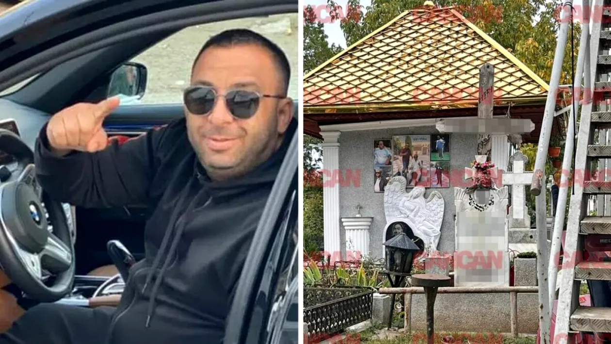 Cum arată cavoul lui Emi Pian, la 5 ani de la moartea sa. Acoperișul din aur lucește, icoanele nu lipsesc, iar pereții nu mai sunt goi