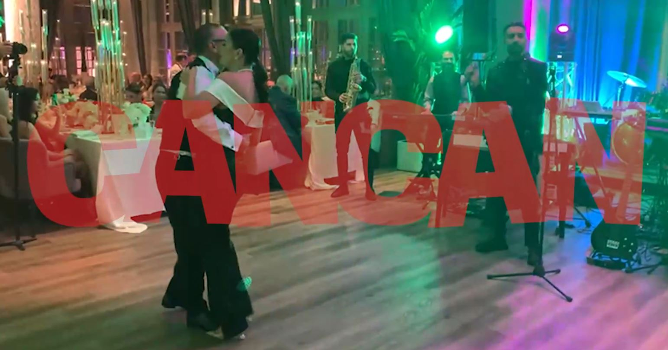 Laurențiu Reghecampf și Corina Caciuc dansează (FOTO: CANCAN.RO)