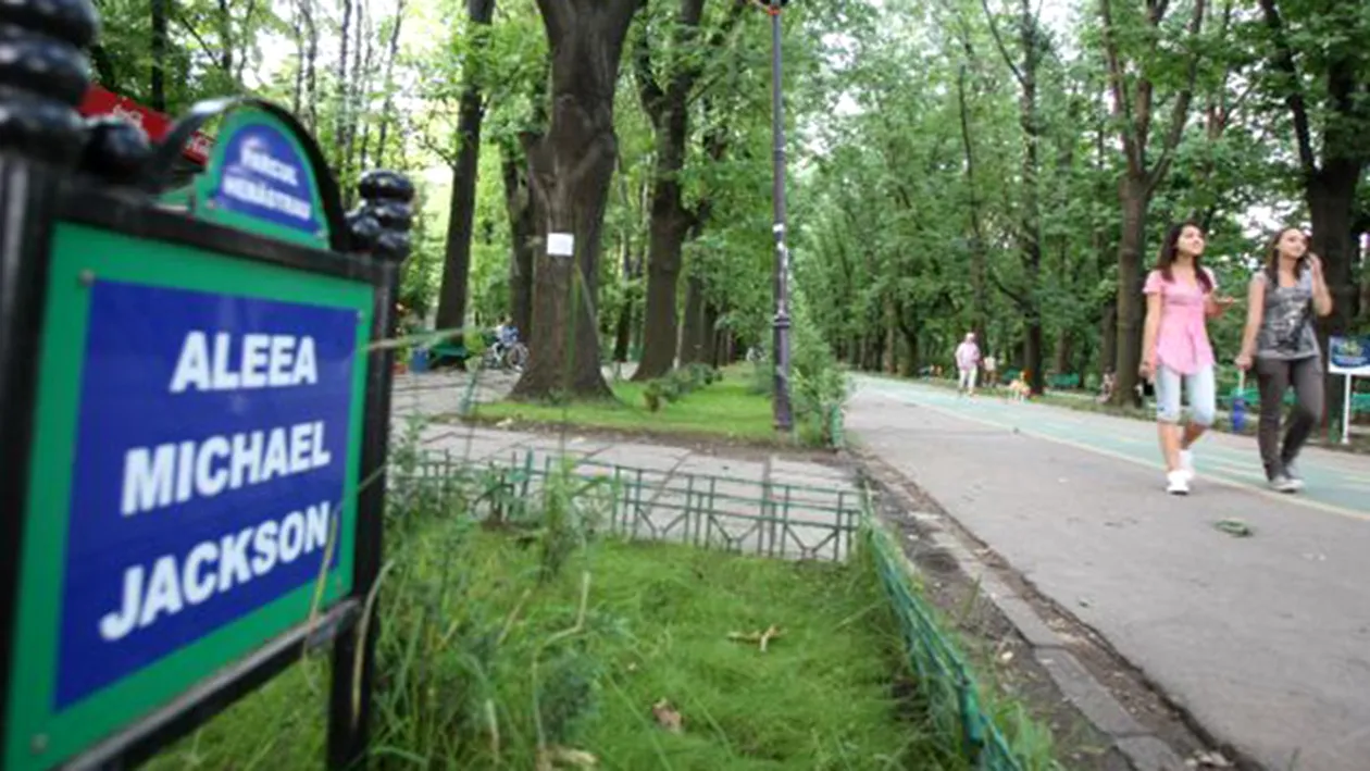 Surpriza pentru cei care s-au plimbat astazi prin parcul Herastrau! Ce au vazut pe aleea Michael Jackson