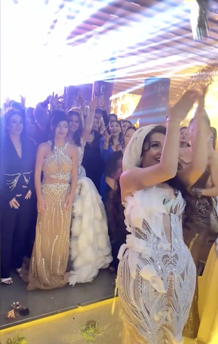 Surpriză totală la nunta fiului lui Costel Biju! Lambada a prins buchetul miresei