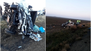 Accident grav pe o şosea din Constanţa! Un microbuz s-a ciocnit cu un autoturism! Sunt 6 victime