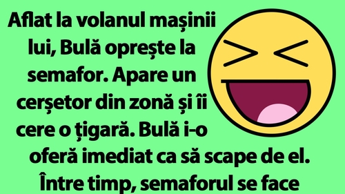 BANC | Bulă și cerșetorul de la semafor