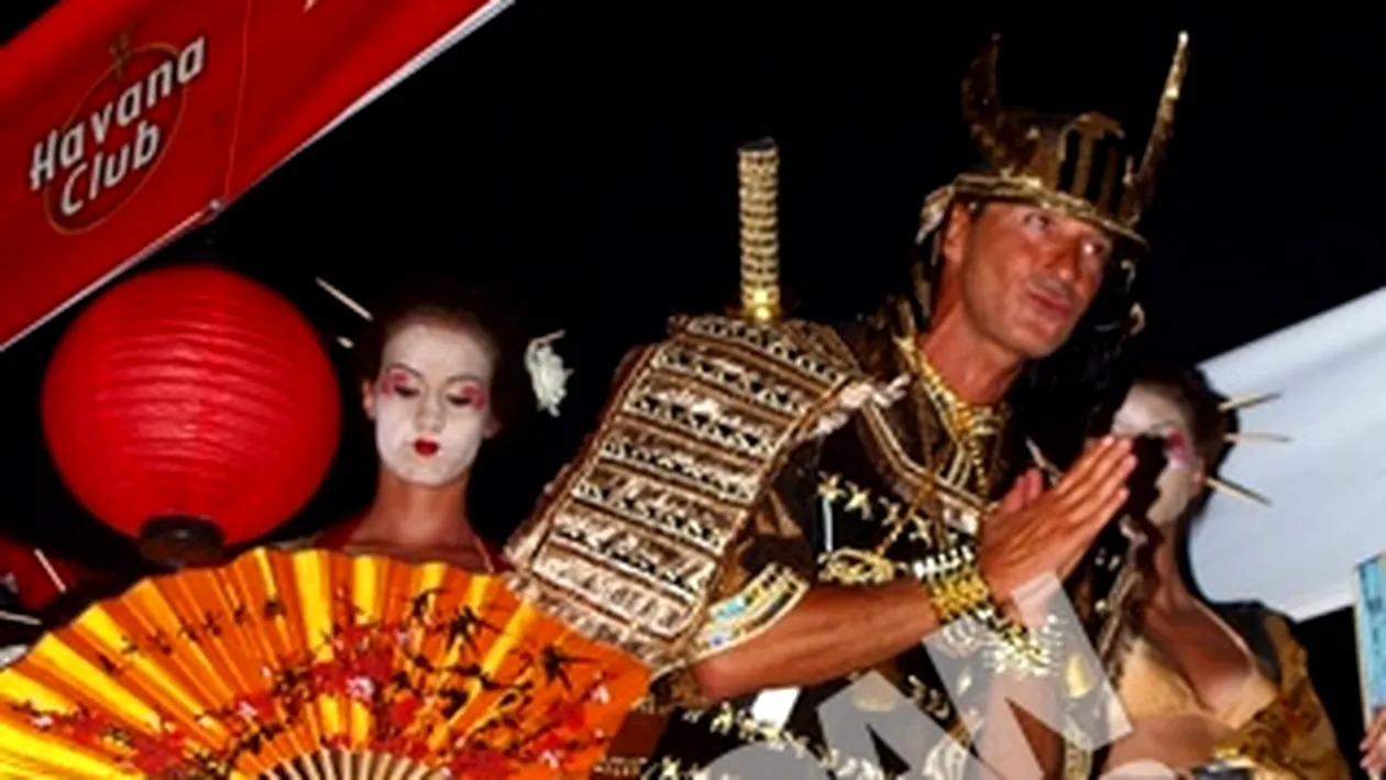 Radu Mazare, samurai la carnavalul de la Mamaia: Am onoare, iar gheisele nu o sa imi lipseasca niciodata!