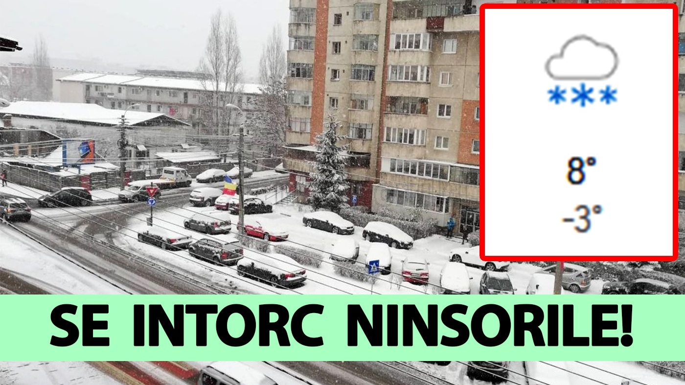 Meteorologii Accuweather anunță că se întoarce iarna în România. Pe ce dată exactă revin ninsorile