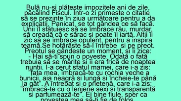 BANC | Bulă nu-și plătește impozitele ani de zile, păcălind Fiscul. Într-o zi, primește o citație