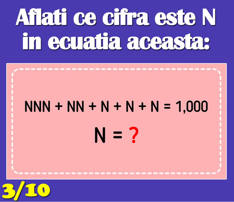 IQ test cu 10 întrebări | Prima: Ce număr urmează în seria 2, 3, 5, 9, 17?