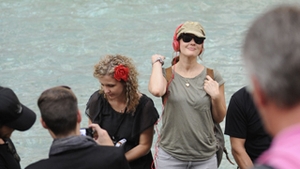 Drew Barrymore, vacanta in tandreturi la Roma
