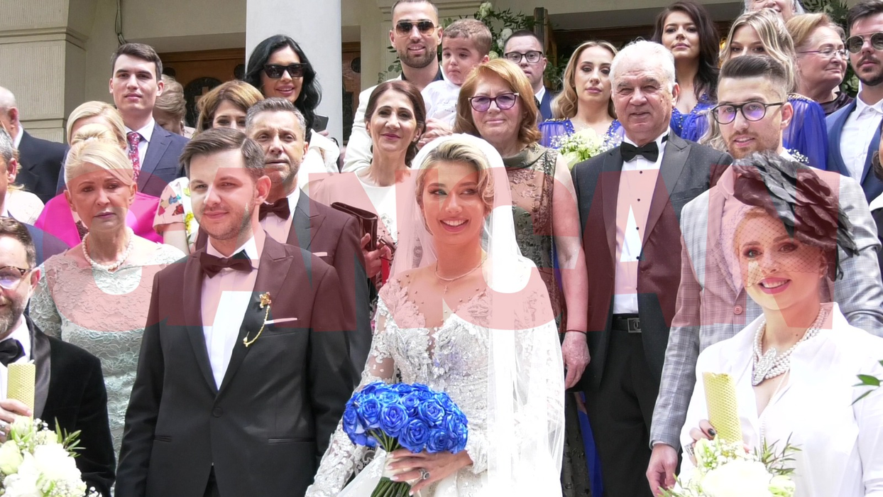 Maria Iordănescu și Teodor s-au cununat religios sâmbătă, 14 mai (Foto: CANCAN.RO)