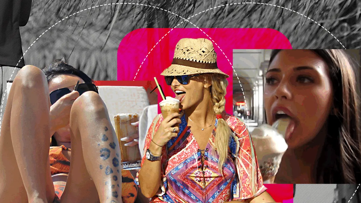 TOP 30 sexy vedete care au făcut show cu frișcă și cu înghețată! Antonia, Delia și Babs nu s-au putut abține! Avem 100 de fotografii de colecție!