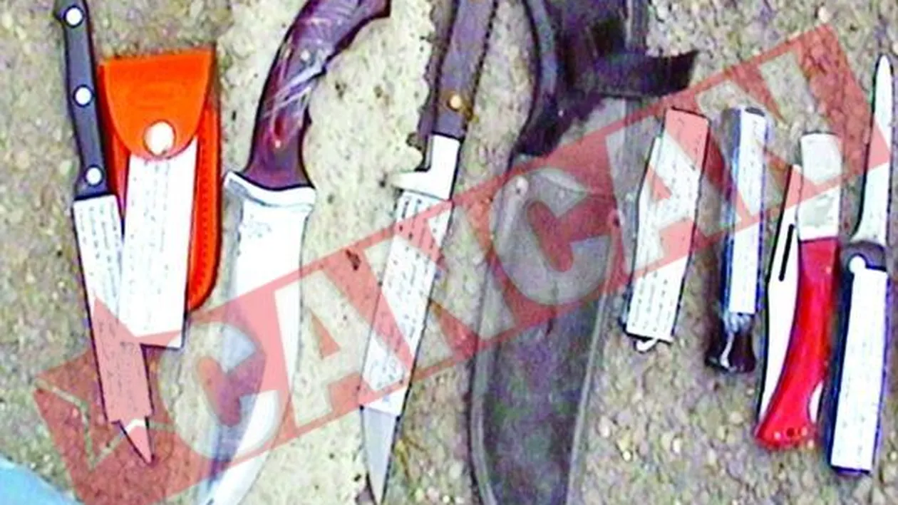 Armele cutitarilor braileni, taiate in bucati