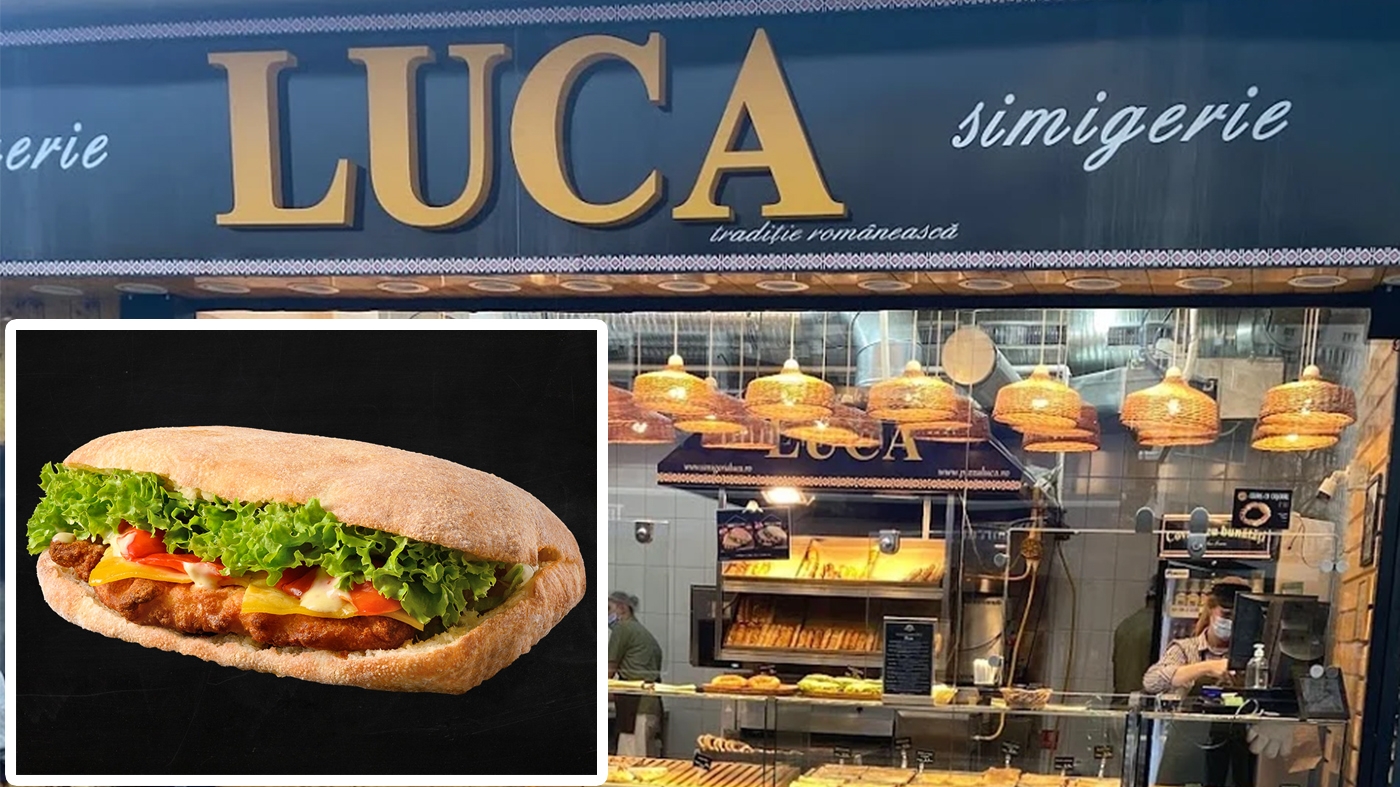 Surpriză! Ce conțin, de fapt, sandvișurile cu șnițel din patiseriile Luca din România