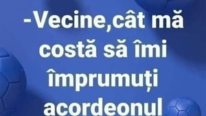 Bancul de weekend | "Vecine, cât mă costă să-mi împrumuți acordeonul într-o seară?"