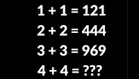 Test IQ exclusiv pentru genii | Dacă 1+1=121, 2+2=444 și 3+3=969, cât este 4+4?
