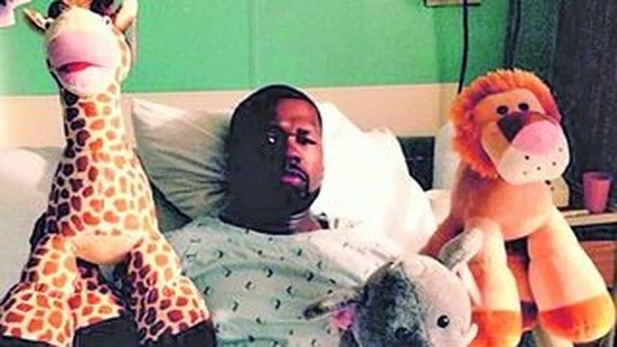 Durul 50 Cent, mielusel pe patul de spital