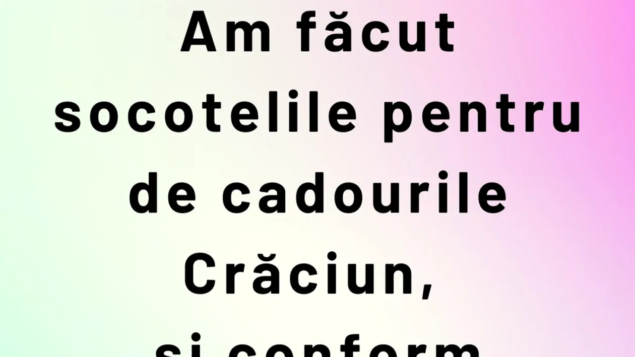 BANCUL ZILEI | Socoteli financiare pentru cadourile de Crăciun