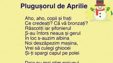 Bancul sfârșitului de săptămână | Plugușorul de Aprilie