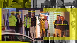 Încătușați! Mega-scandal în fața restaurantului de lux din Floreasca! ”Ginerele” și ”cuscrul” lui Gigi Becali s-au încins cu polițiștii!