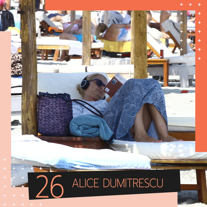 Top 30 vedete care citesc la plajă. Ce poziții surprinzătoare ocupă Alina Ceușan, Corina Caragea, Roxana Ionescu ori Gina Pistol