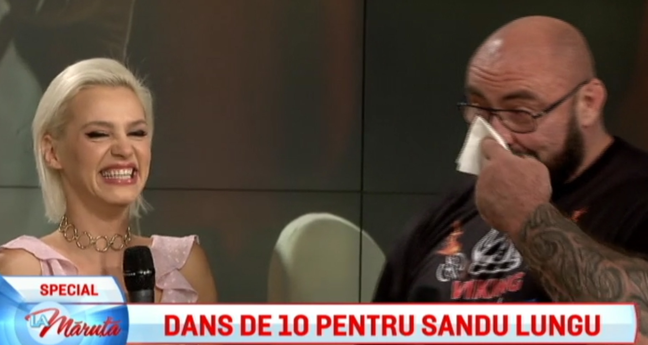 Sandu Lungu şi Raluca Netca au plâns în direct! Ce i-a impresionat atât de tare după eliminarea de la „Uite cine dansează”