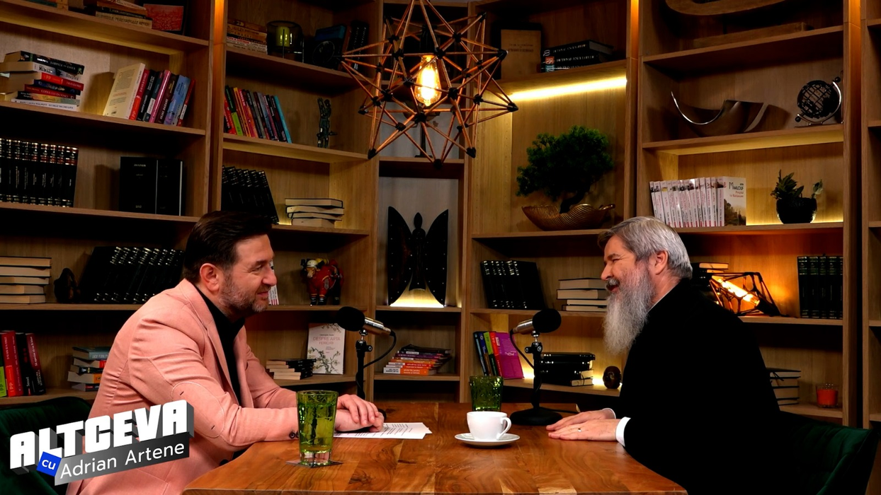 Podcastul poate fi urmărit integral pe canalul de YouTube ”ALTCEVA cu Adrian Artene” / (Sursa: Captură video)
