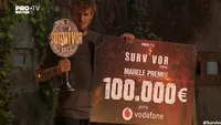 De necrezut! Câți bani a câștigat în total Alex Delea, de fapt: marele premiu + cele 20 săptămâni la Survivor România 2022 de la Pro TV