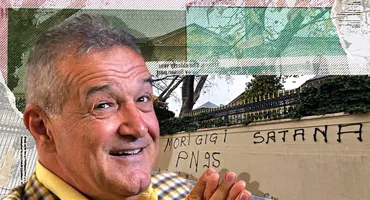 Ultrașii i-au scris pe gard ”Mori Gigi Satana”, iar el... Gigi Becali și-a transformat Palatul în... mănăstire! Imaginile momentului