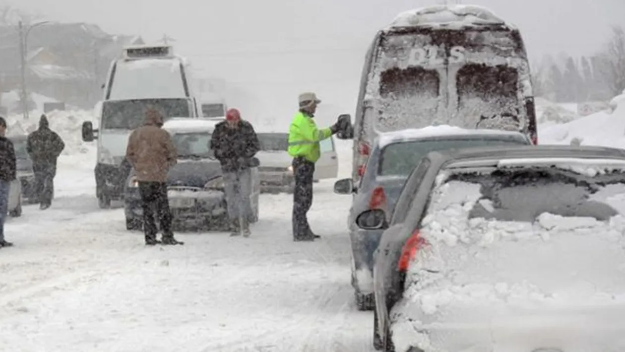 Ninge mai rau ca-n decembrie! Stratul de zapada a ajuns si la jumatate de metru. Care sunt cele mai afectate zone