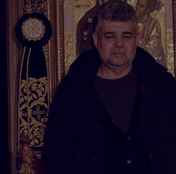 Marcel Ciolacu a plecat la muntele Athos, de ziua lui/ Sursa foto: Captură video orthodoxianewsagency.gr