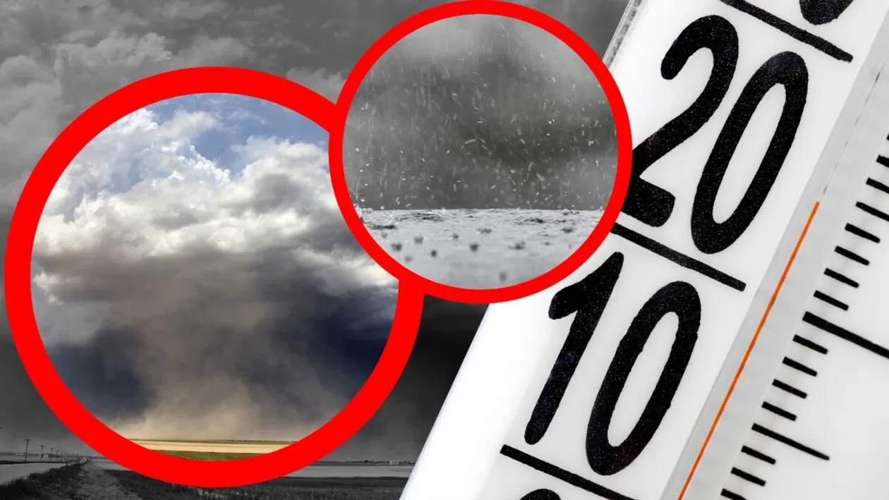Prognoza meteo azi, 4 iulie 2026. Zonele din România în care temperaturile scad, apar vijelii, ploi și grindină