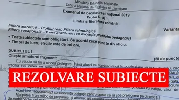 BAC 2019. Rezolvarea subiectelor la Limba și literatura română. Bacovia sau Blaga la Real și Arghezi sau Barbu la Uman