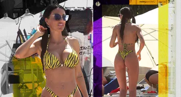 ”Bombardiera” lui Victor Slav a defilat cu formele apetisante la piscină