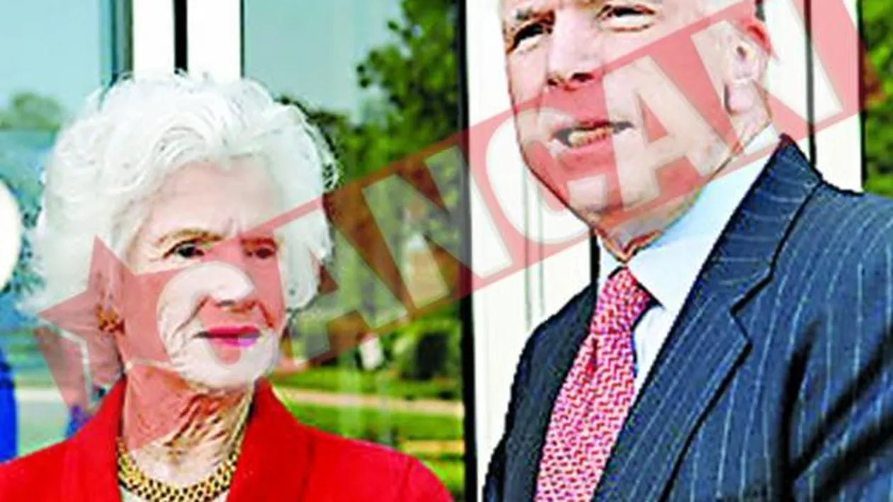 Mama lui Mccain, vitezomana la 96 de ani