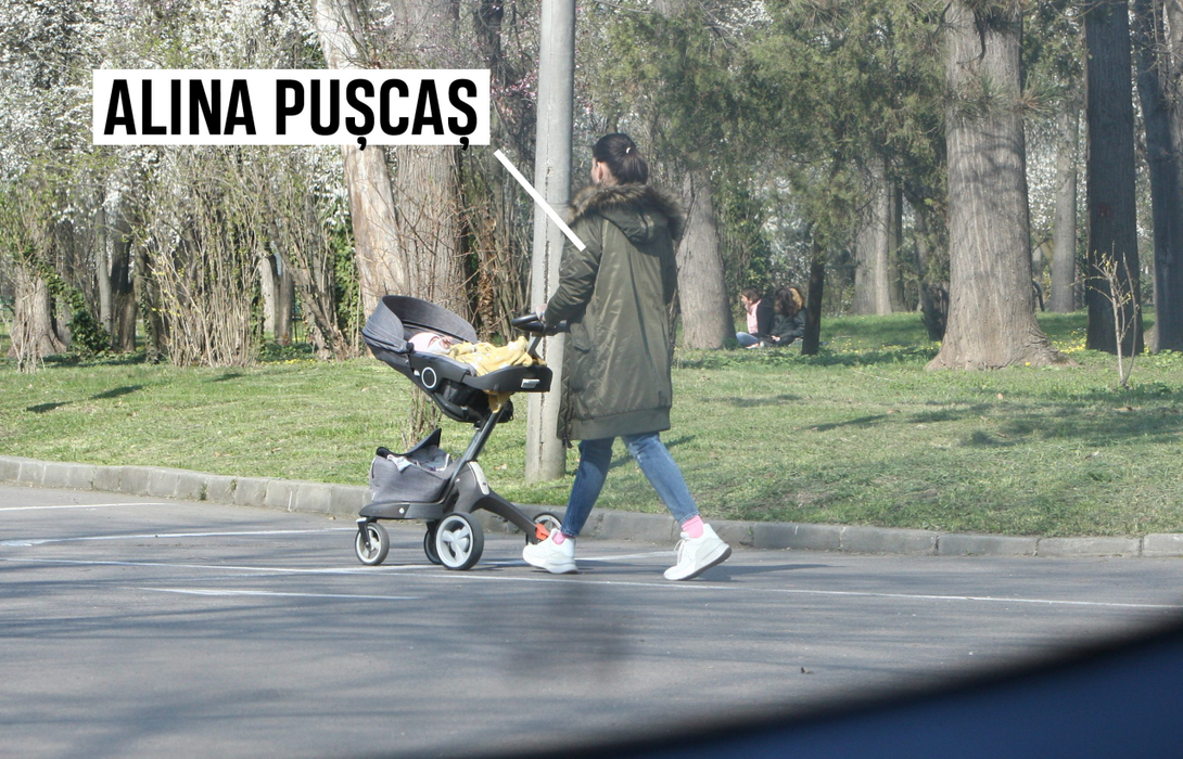 Alina Pușcaș s-a relaxat cu familia în Herăstrău