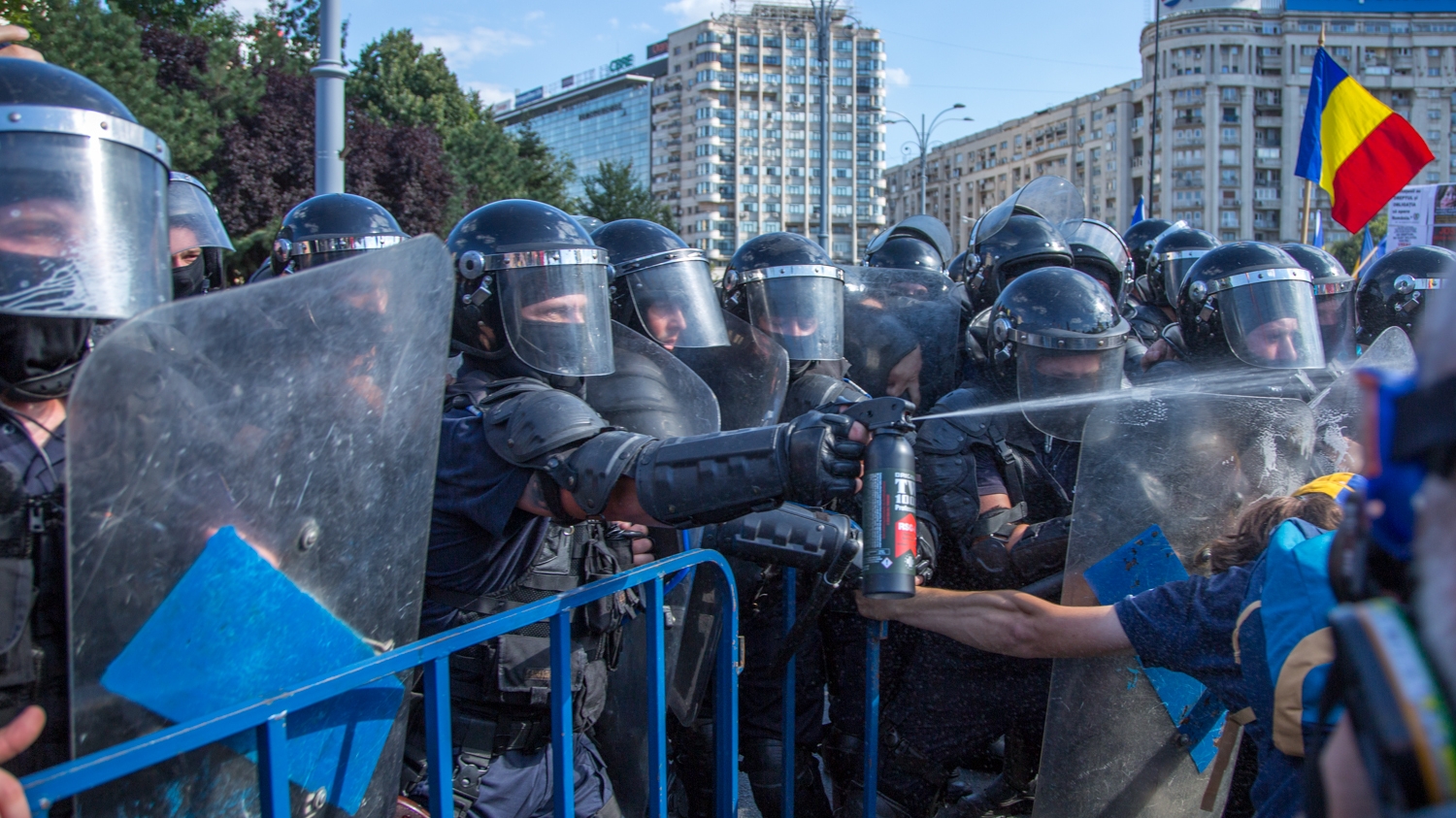 Percheziții de amploare, după agresarea jandarmilor la Mitingul diasporei, din 10 august