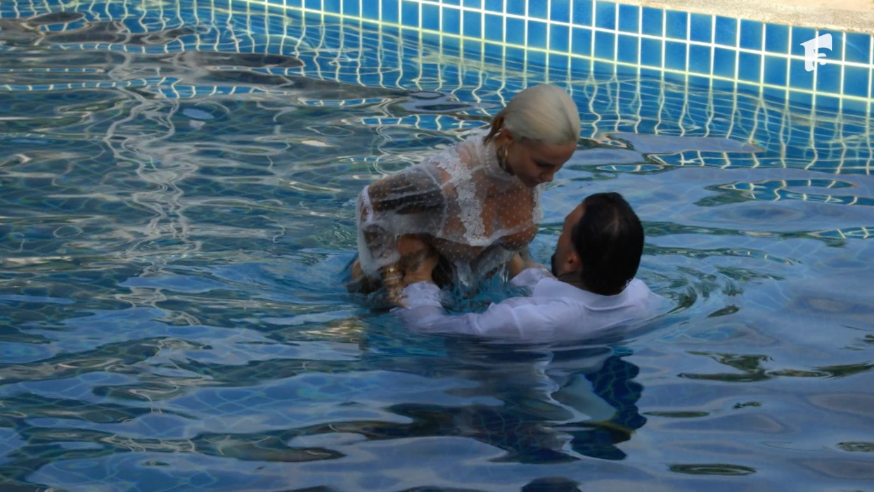 Marcel Maluma și ispita Frankie/ sursă foto: captură viedeo Antena Play