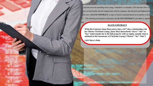 CEO-ul unei cunoscute companii software a pus-o pe asistenta lui să semneze ...”contractul de sclavie”! ”Îngenunghează când îți vezi maestrul!”