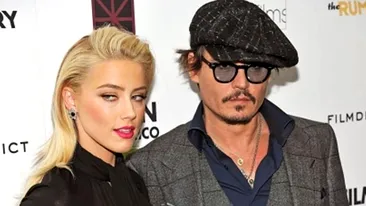Johnny Depp s-a casatorit civil cu Amber Heard