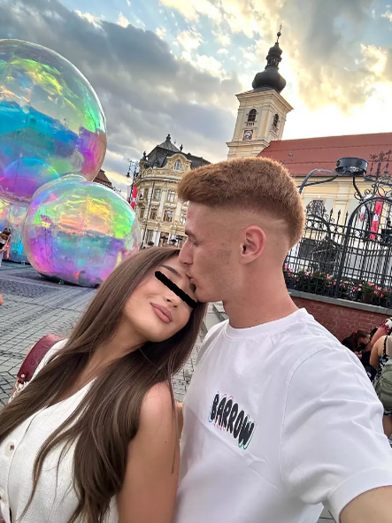 E însărcinată! Iubita fotbalistului român a făcut marele anunț, după ce a revenit în România: „În curând, vom fi părinți”