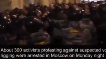 VIDEO O suta de mii de rusi protesteaza impotriva rezultatului de la alegeri!