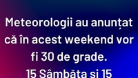 BANCUL ZILEI | Prognoză meteo