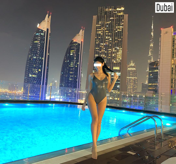 Raluca E., în vacanță la Dubai, Emiratele Arabe Unite