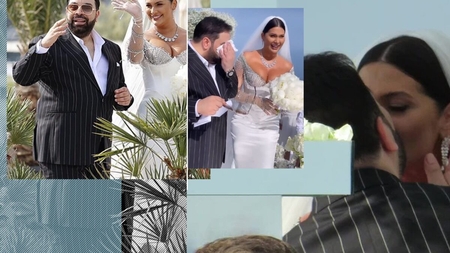 Au spus DA!!!! Florin Salam și Roxana Dobre sunt soț și soție! Imagini UNICE de pe plajă, din momentul în care cei doi și-au legat destinele