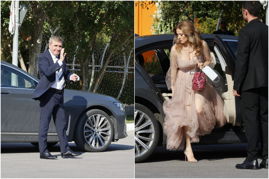Gică Hagi și soția sa la cununia Simonei Halep cu Toni Iuruc