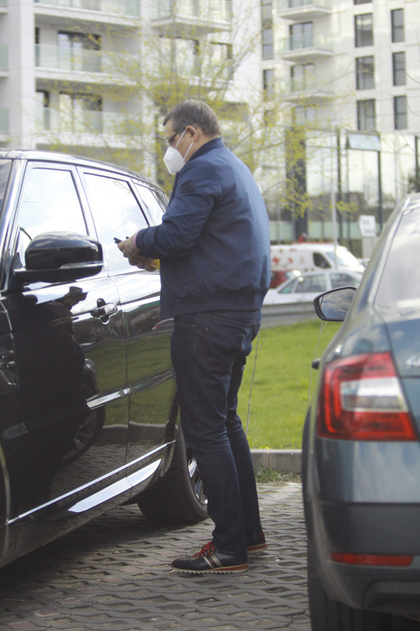 Gabriel Mutu, după ce și-a încheiat sesiunea de shopping