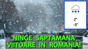 Ninge săptămâna viitoare în România! Pe ce dată vin ninsorile, potrivit meteorologilor Accuweather