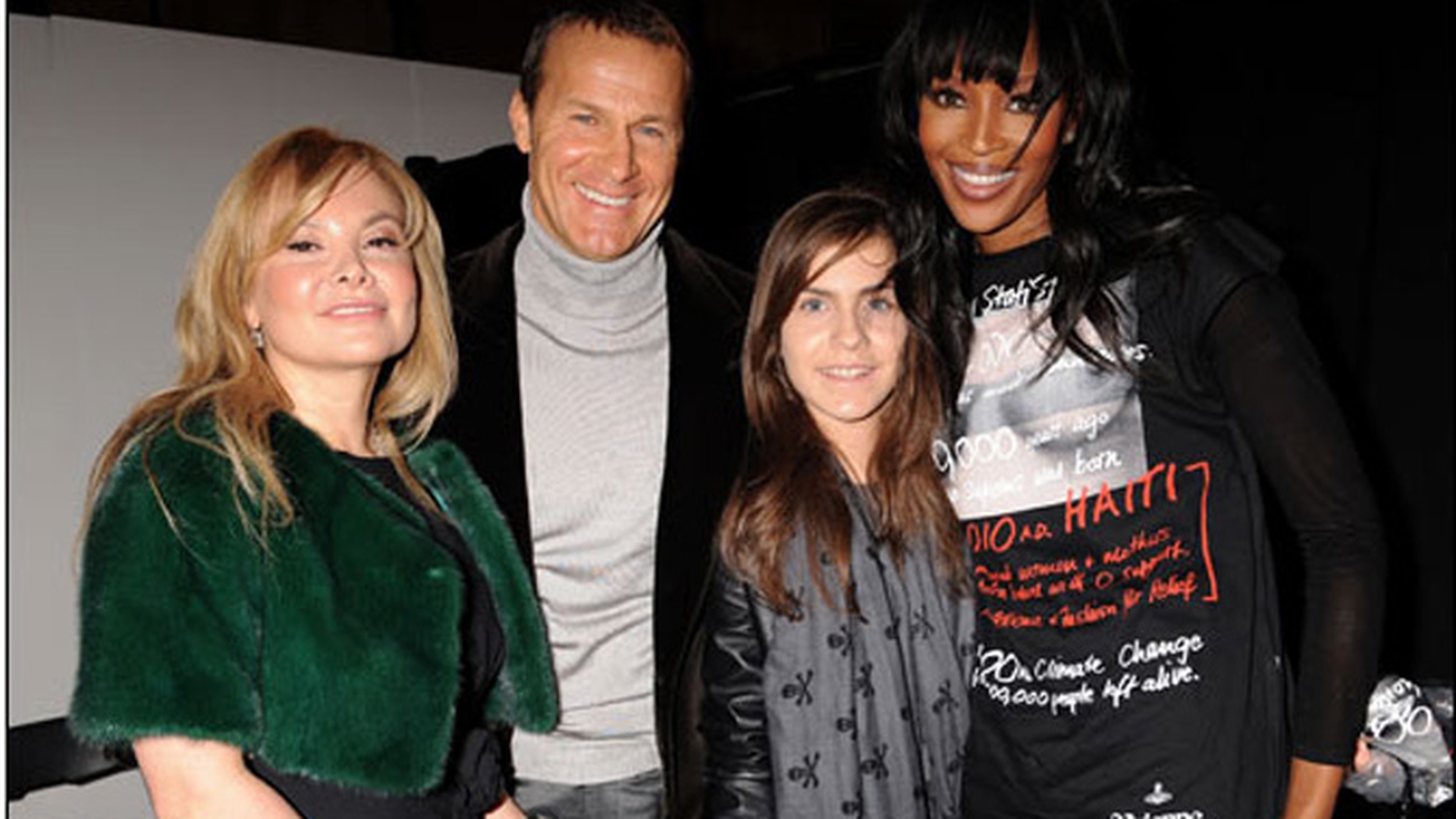 Naomi Campbell le-a cunoscut pe fiica si sotia iubitului sau!