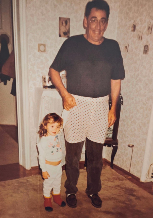 Nidia și Horia Moculescu, tatăl ei/ sursă foto: TikTok